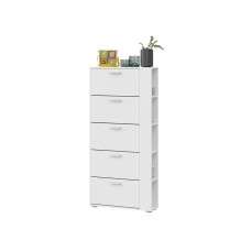 Tumba Art Mebel, LDSP, ağ, 30x40x130 sm