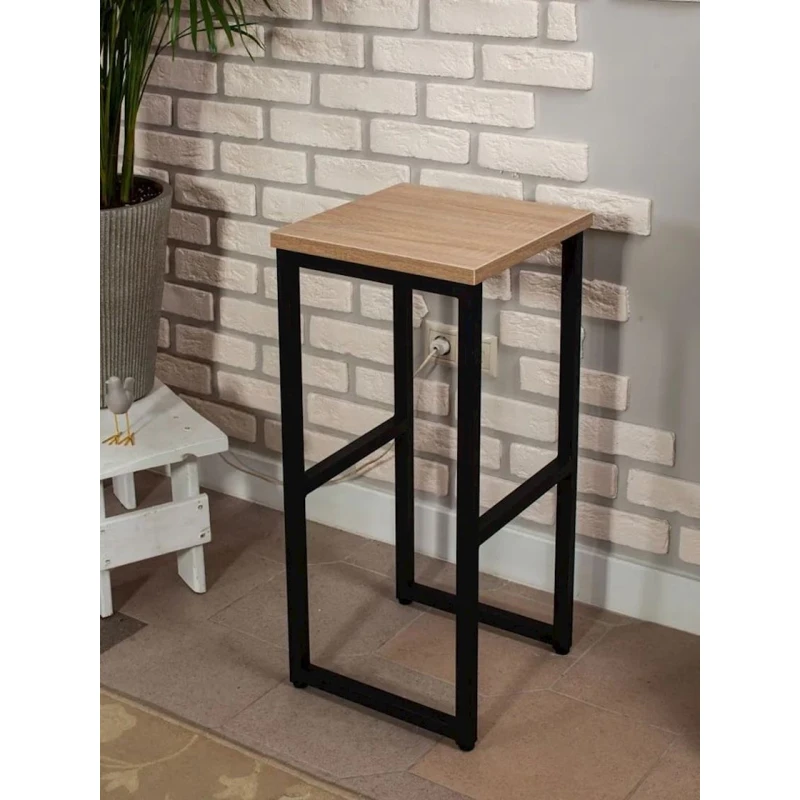 Барный стул BSomona, 75х35х35 см, коричневый Барный стул BSomona, 75х35х35 см, коричневый