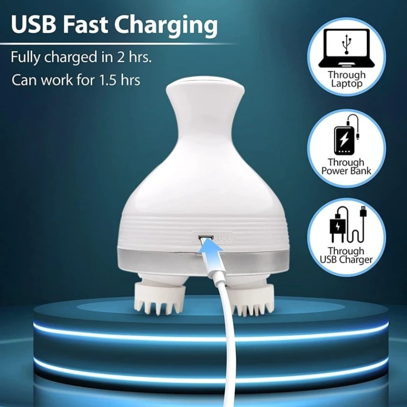 Массажер для головы Gopad 001 White Массажер для головы Gopad 001 White