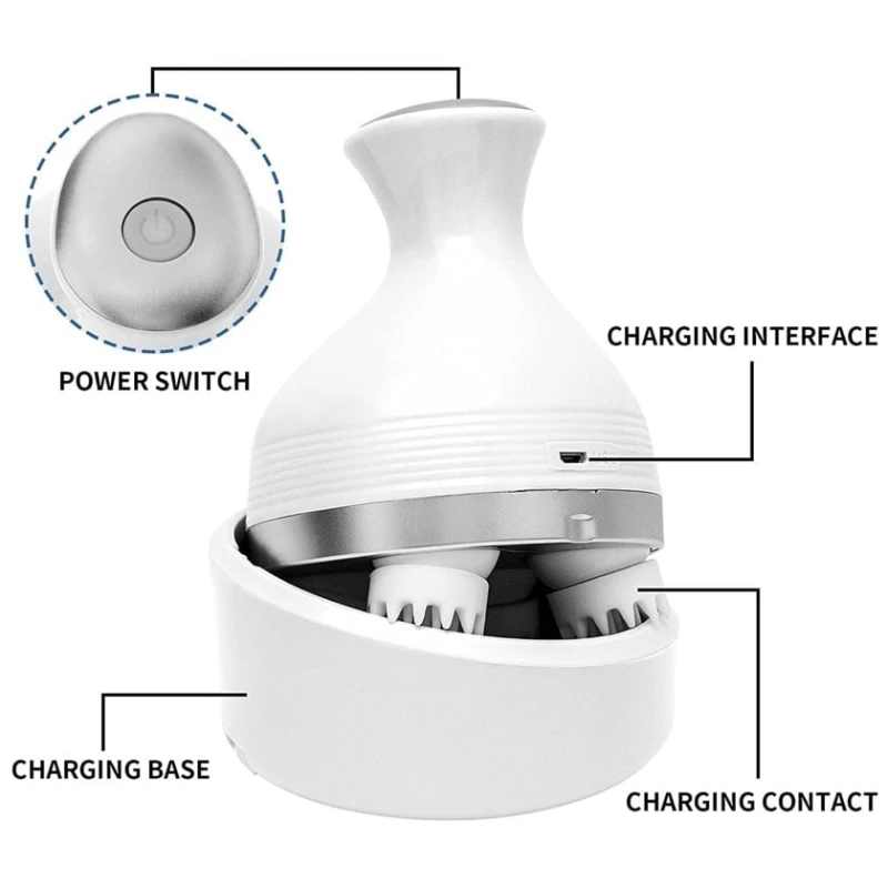 Массажер для головы Gopad 001 White Массажер для головы Gopad 001 White