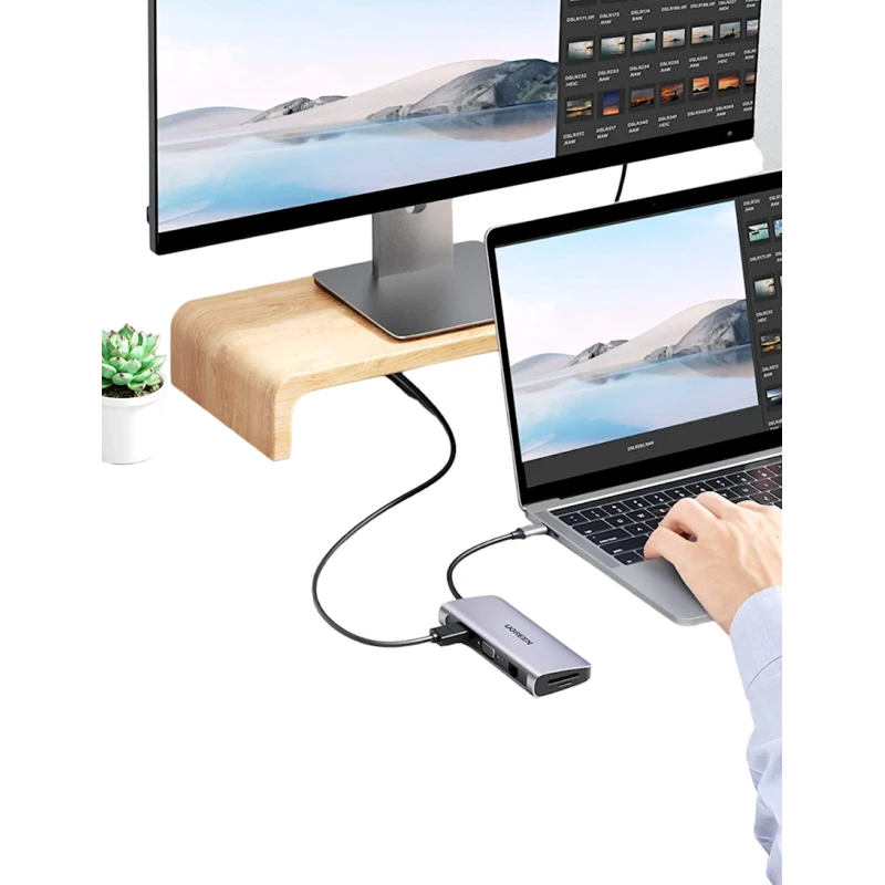 Док-станция Ugreen USB C Hub, 10-in-1 (CM179) Док-станция Ugreen USB C Hub, 10-in-1 (CM179)