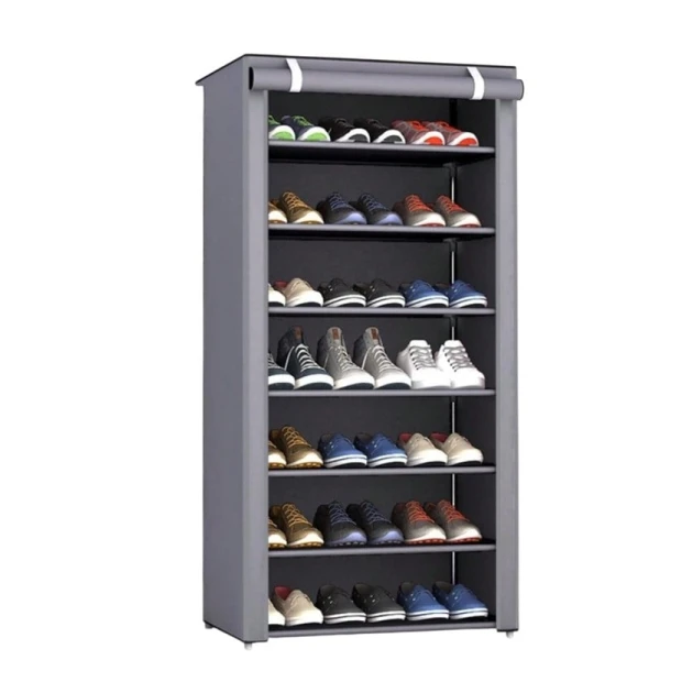 Ayaqqabı üçün orqanayzer 555, boz, 122.5x29.5x59.5 sm