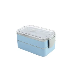 Ланч-бокс SS-289BL, голубой, 16x8.5x10 см