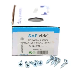 Набор саморезов TM.29548, 3.5x20 мм, 500 шт Набор саморезов TM.29548, 3.5x20 мм, 500 шт