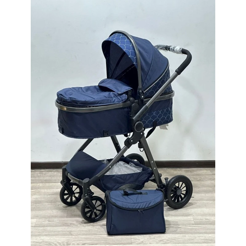 Детская коляска 2в1 Kidilo V9G, синяя