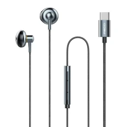 Simli qulaqlıqlar Recci Metal Wired Earphone Hi-Fi Audio REP-L26