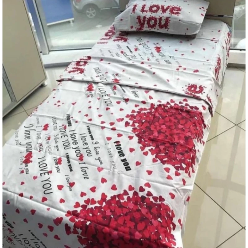 Комплект постельного белья Gilan CTS-613, пододеяльник 160x220 см, простыня 160x220 см, 1 шт. наволочка 50x70 см, односпальный, хлопок