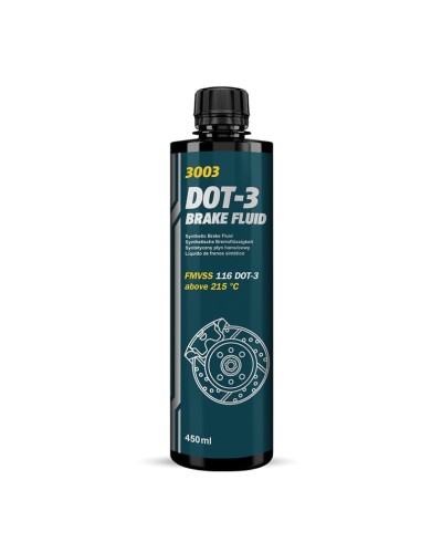 Əyləc mayesi Mannol DOT 3, 450 ml