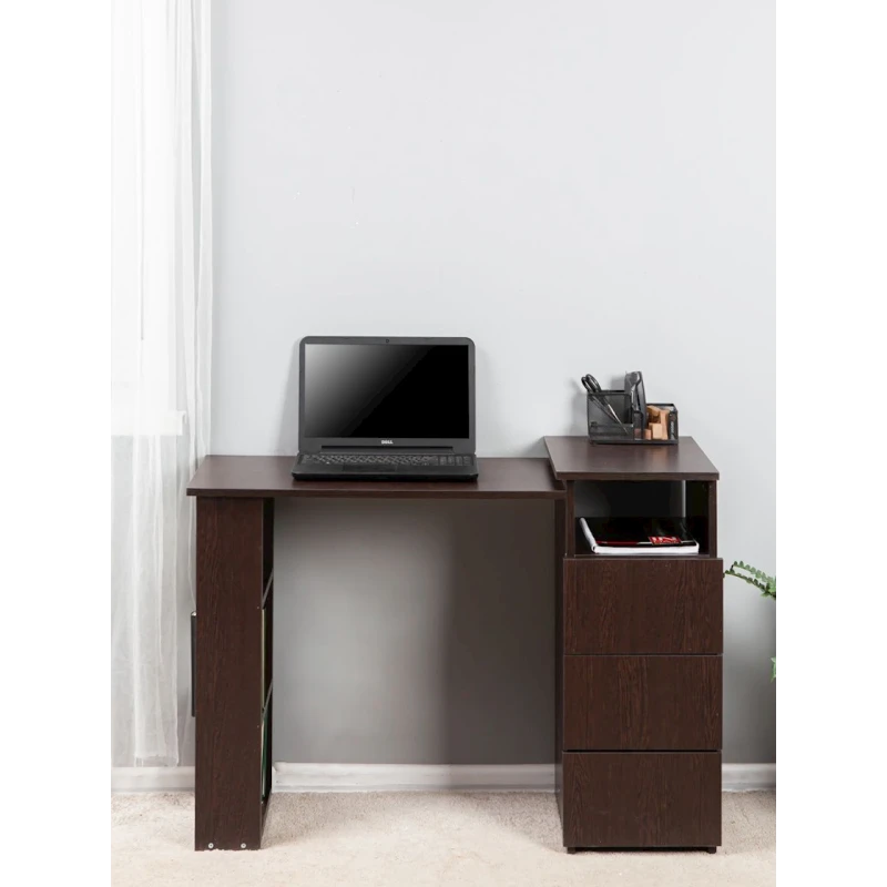 Kompüter masası Letta LDSP, qəhvəyi, 72.5х45х104 sm