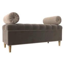 Пуфик 11, ткань, коричневый, 40x35x80 см