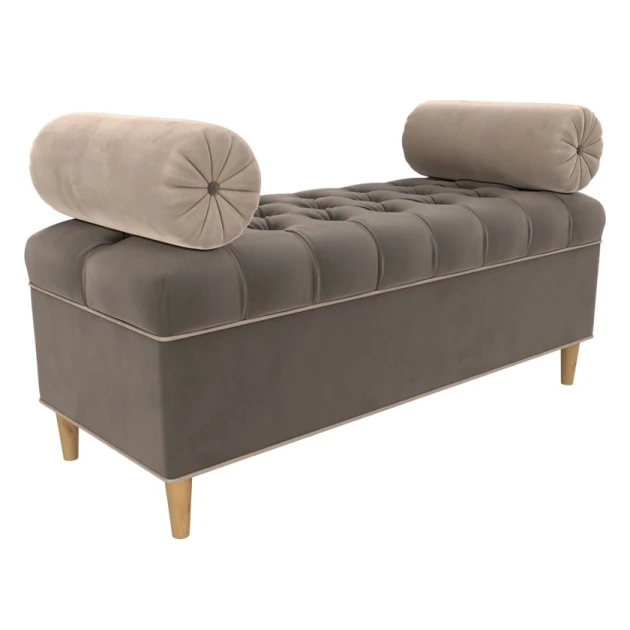 Пуфик 11, ткань, коричневый, 40x35x80 см Пуфик 11, ткань, коричневый, 40x35x80 см