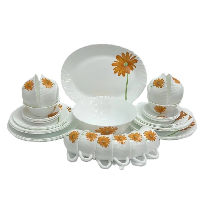 Nahar dəsti 04000658, 38 parça, ağ