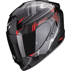 Motosiklet dəbilqəsi Scorpion EXO-1400 Evo Air Shell Black-Red XL