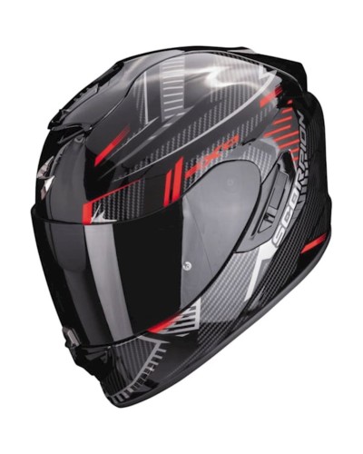 Motosiklet dəbilqəsi Scorpion EXO-1400 Evo Air Shell Black-Red XL