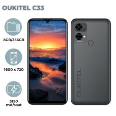 Smartfon Oukitel C33 8GB/256GB Grey (6931940722483)