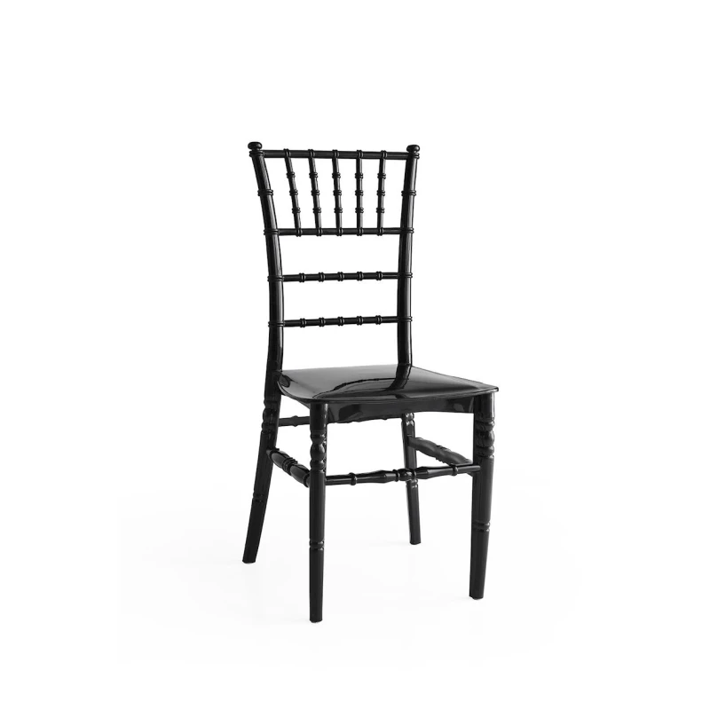 Стул Modalife Tiffany OKH-2146, пластик, черный, 41x90x37 см