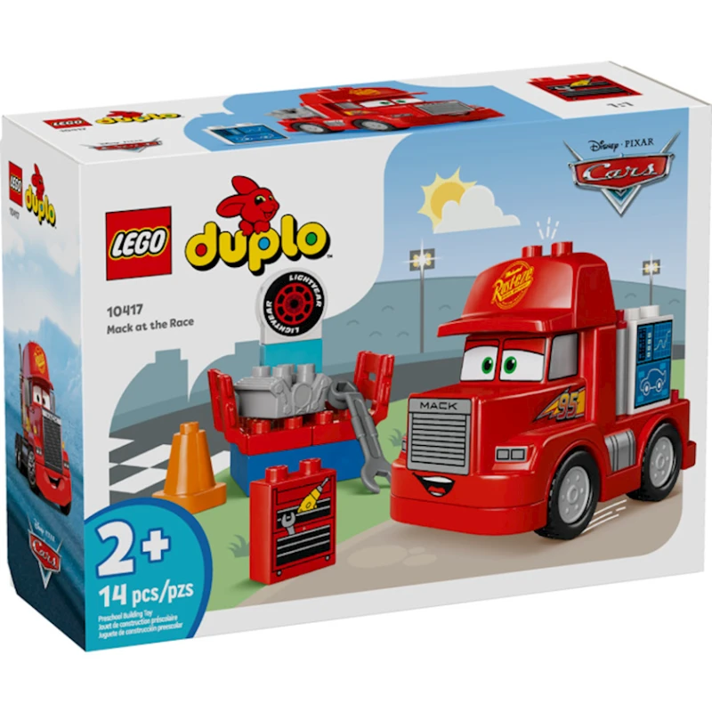 Конструктор LEGO Duplo Mack at the Race 10417, 2+ лет, 14 элементов