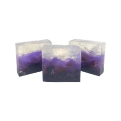 Аметист №1 мыло Natuur Collection 1881 (Прямоугольный разрез) С Ароматом Инжира и Дождливого Леса Люксово-декоративное Подарочное мыло 3 шт x 120 гр