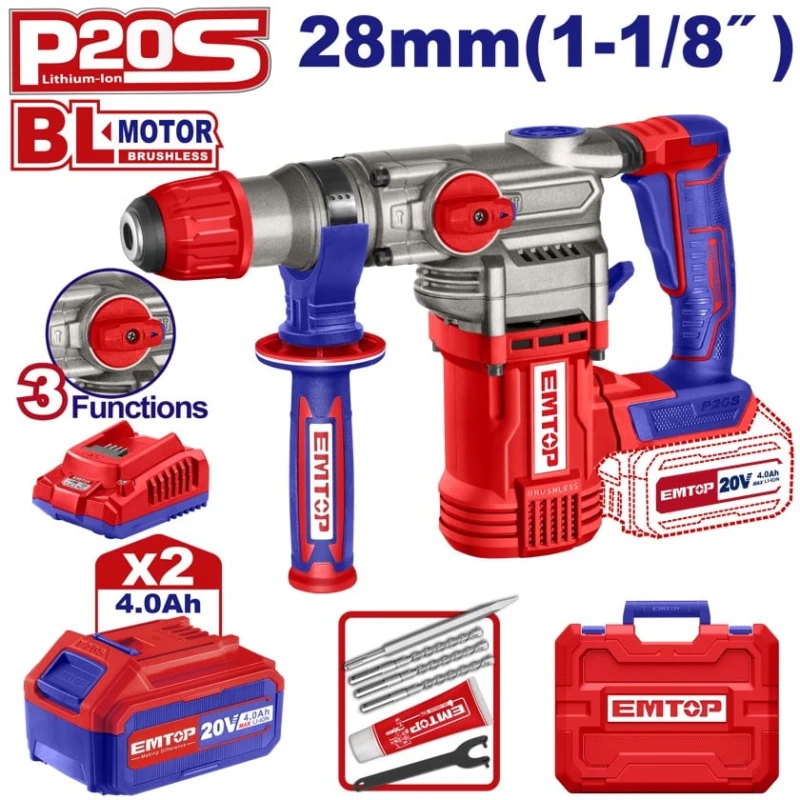 Перфоратор Emtop ELRH202882 Перфоратор Emtop ELRH202882