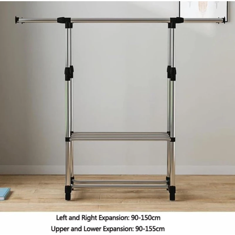 Yerdəyişən asılqan Chaouyyz, paslanmayan polad, gümüşü, 75x43 sm