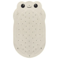 Антискользящий резиновый коврик для ванны Roxy Kids BM-4576-FR-W Лягушка, белый, 45х76 см