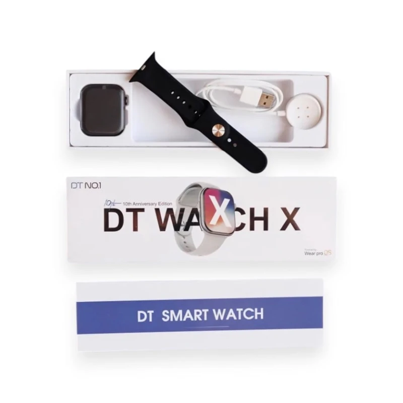 Ağıllı saat DT No.1 DT Watch X 10th Black Ağıllı saat DT No.1 DT Watch X 10th Black