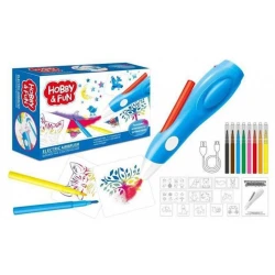 Фломограф электрический Hobby & Fun D0806, 2.8x16.8x3.4 см, голубой Фломограф электрический Hobby & Fun D0806, 2.8x16.8x3.4 см, голубой