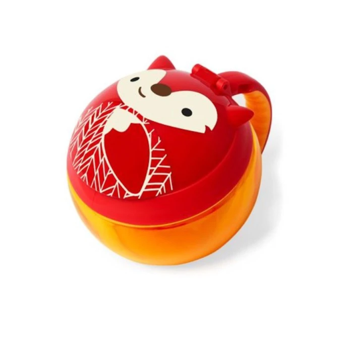 Контейнер для перекусов Zoo Лиса, красный, 1+ год
