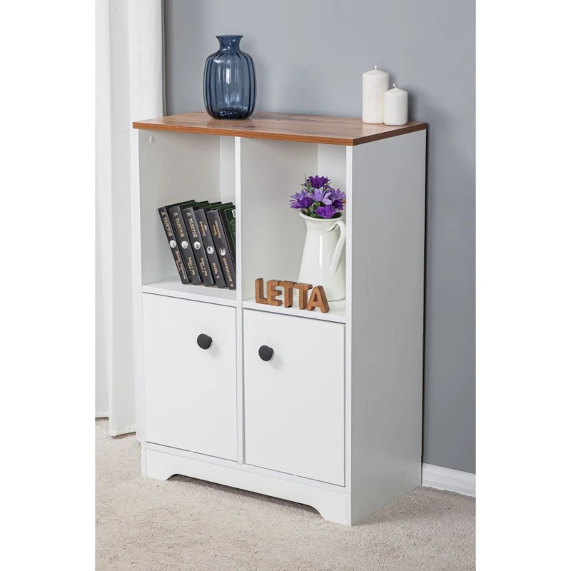 Tumba Letta, LDSP, ağ, 94х35х94 sm Tumba Letta, LDSP, ağ, 94х35х94 sm