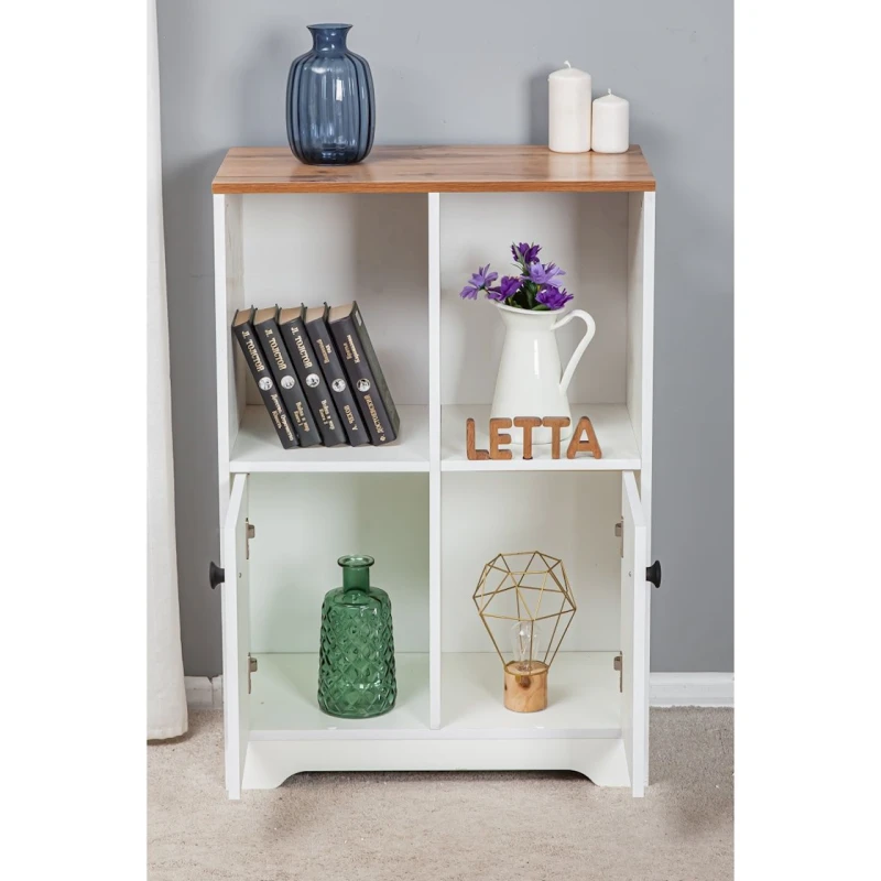 Tumba Letta, LDSP, ağ, 94х35х94 sm Tumba Letta, LDSP, ağ, 94х35х94 sm