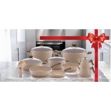Qab-qacaq dəsti Gallery Home GH-000008, qəhvəyi, 24 əd