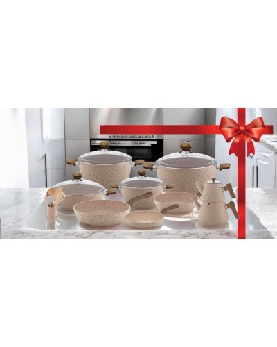 Qab-qacaq dəsti Gallery Home GH-000008, qəhvəyi, 24 əd