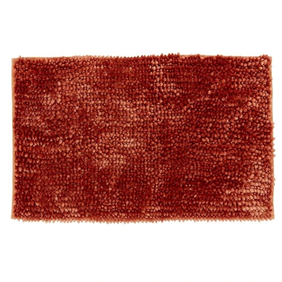 Коврик для ванной JYSK Bergby, 50x80 см, полиэстер/микрофибра, оранжевый Коврик для ванной JYSK Bergby, 50x80 см, полиэстер/микрофибра, оранжевый