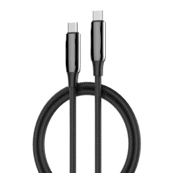 Кабель USB LDNIO LC922C Type-C to Type-C, Черный/Серый