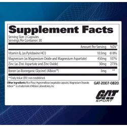 Testosteron stimulyatoru GAT Sport ZMAG-T, 90 kapsul