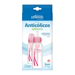 Qidalanma qabları dəsti Dr.Brown's, 250 ml, şəffaf/çəhrayı