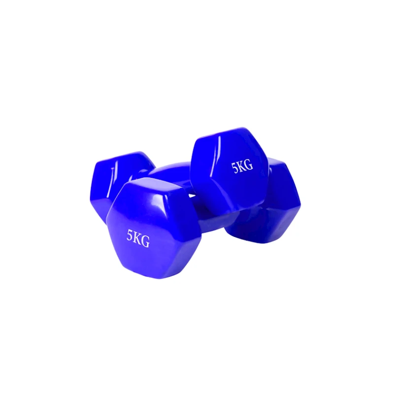 Набор гантелей Gymnic 1147/1, 5 x 5 кг, силикон, синий, 2 шт Набор гантелей Gymnic 1147/1, 5 x 5 кг, силикон, синий, 2 шт