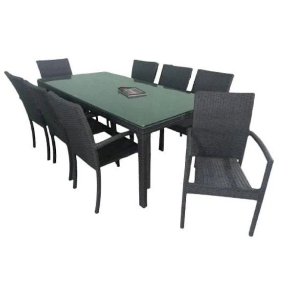 Комплект садовой мебели Zili Rattan Tokio ZR0065, на 8 человек, серый Комплект садовой мебели Zili Rattan Tokio ZR0065, на 8 человек, серый