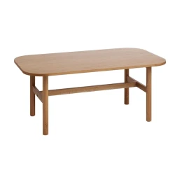 Журнальный стол JYSK Klarskov, 60х110 см, дуб, бежевый