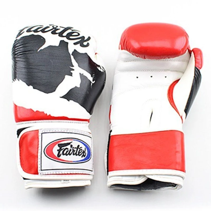 Боксерские тренировочные перчатки Fairtex, красные Боксерские тренировочные перчатки Fairtex, красные