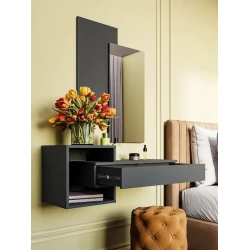 Консоль Art Mebel 42, ламинат, 120x95x35 см, антрацит Консоль Art Mebel 42, ламинат, 120x95x35 см, антрацит