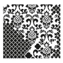 Trafaret Cadence Grunge Stencil Midi GCSM Serie GCSM-001, 25x25 sm