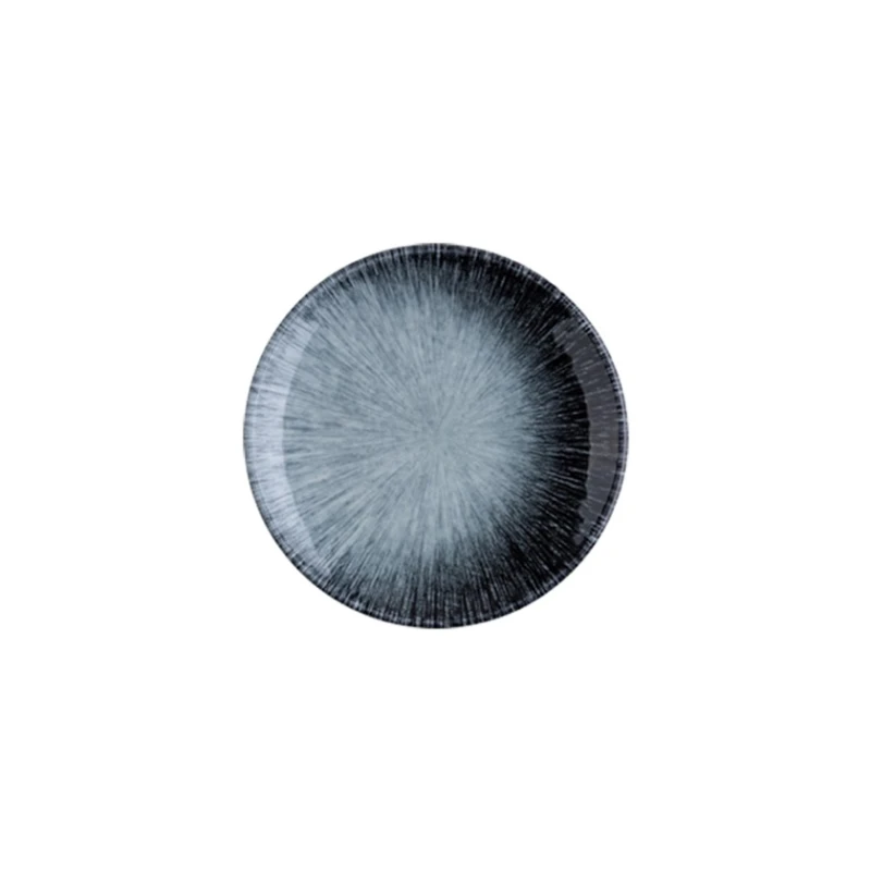 Тарелка ID-Fin Vortex Lona, фарфор, синяя, 17 см