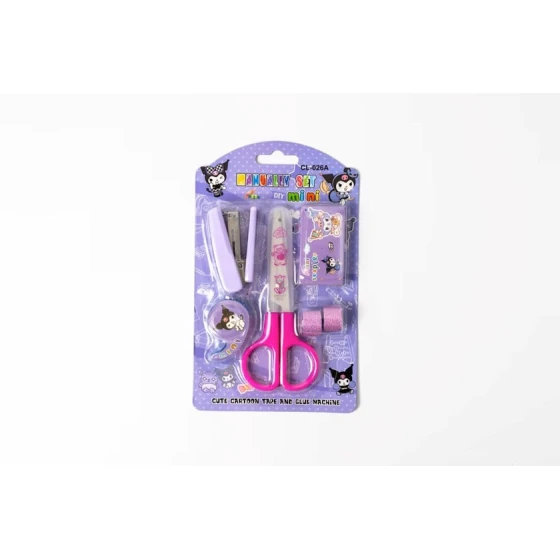 Школьный набор Kuromi, разноцветный Школьный набор Kuromi, разноцветный