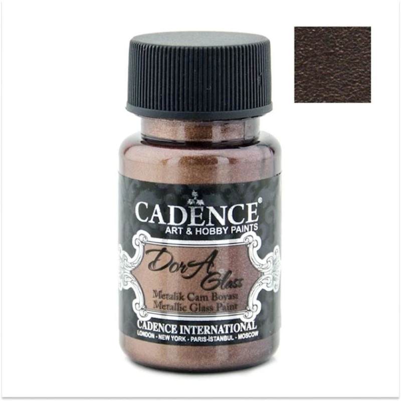 Şüşə üçün boya-metalik Cadence Dora Glass Paint Chestnut 50 ml Şüşə üçün boya-metalik Cadence Dora Glass Paint Chestnut 50 ml