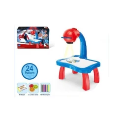 Rəsm üçün proyektor ilə dəst Spiderman Painting & Drawing Projector Table Set - 24 Patterns