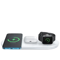 Беспроводное зарядное устройство Joyroom 3in1 Qi 20W White Беспроводное зарядное устройство Joyroom 3in1 Qi 20W White