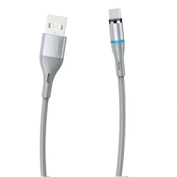 Кабель Dudao L9 USB 2.0 to Type-C, 3A, 1.23 м, Gray