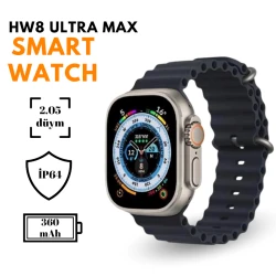 Ağıllı saat Smart Watch HW8 Ultra Max 49 mm Black