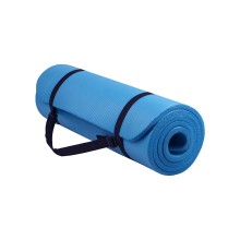 Yoqa üçün mat 2060 rezin, 180x65x1 sm, mavi